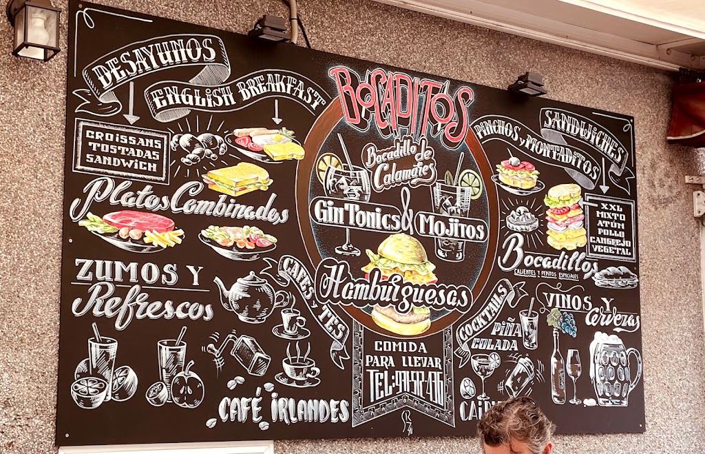 Bar Cafeteria Bocaditos — Carta