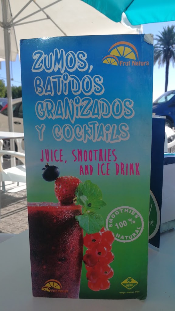 Bar El Passeig — Carta