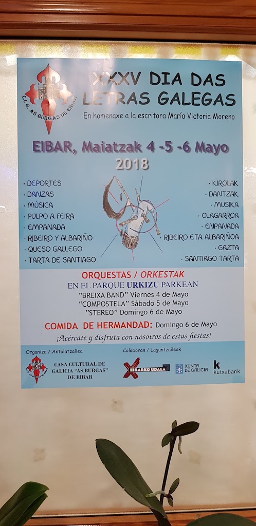 Casa Cultural de Galicia As Burgas — Carta