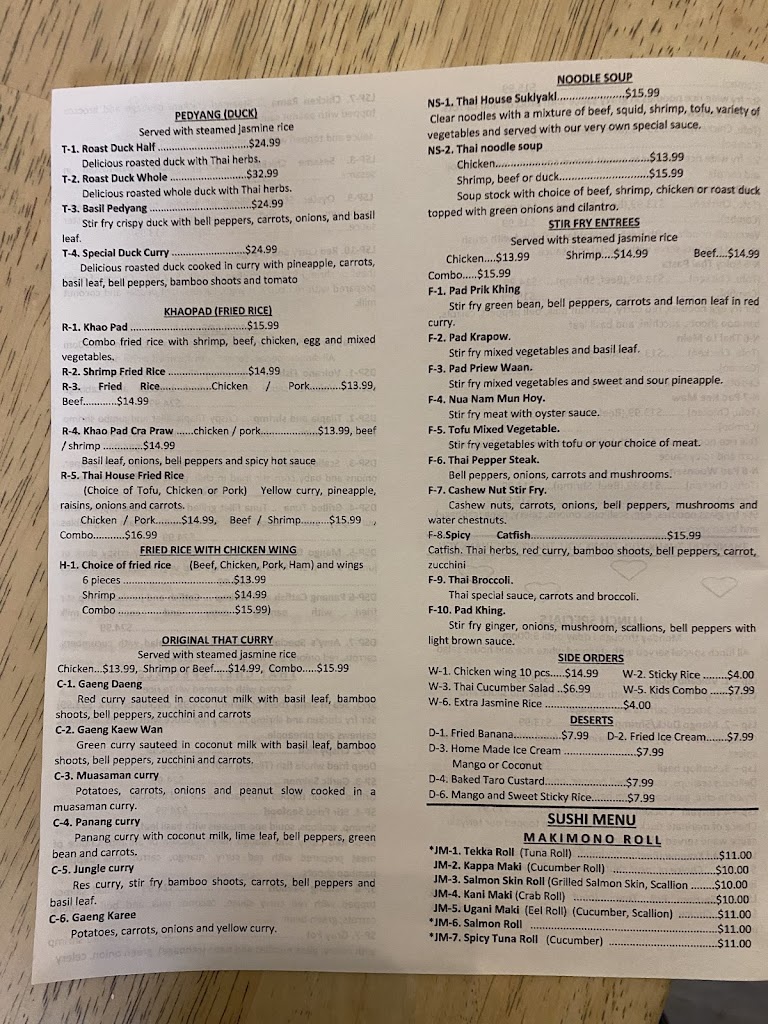 Thai House Restaurant