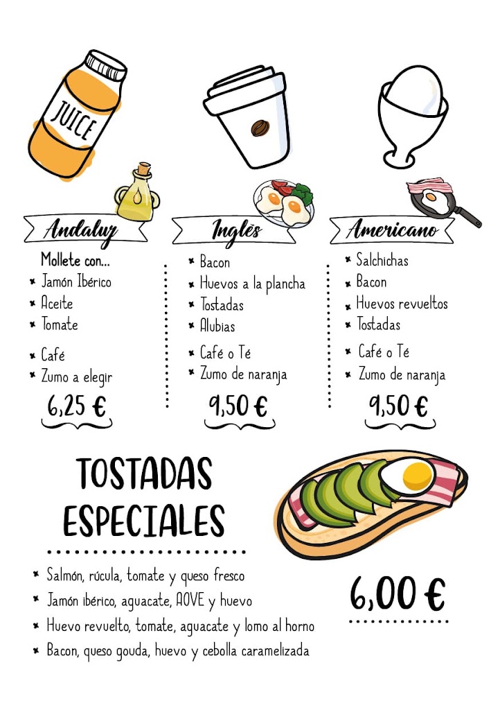 La Cantina Antequera — Carta