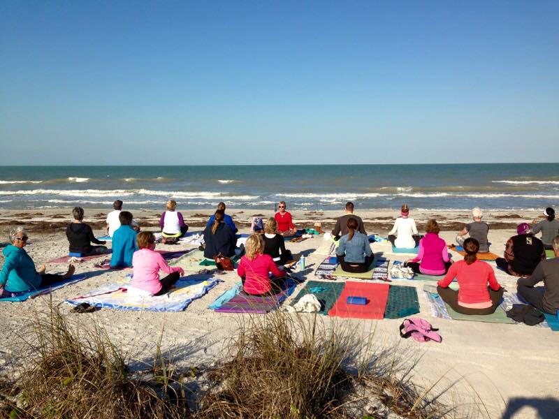  Yoga on the Beach