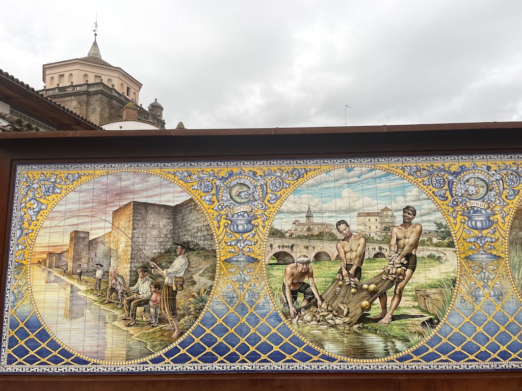 Mural ceramico de Pescadores del Tajo