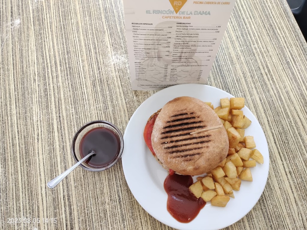 CAFETERIA GASTROBAR EL RINCON DE LA DAMA — Carta