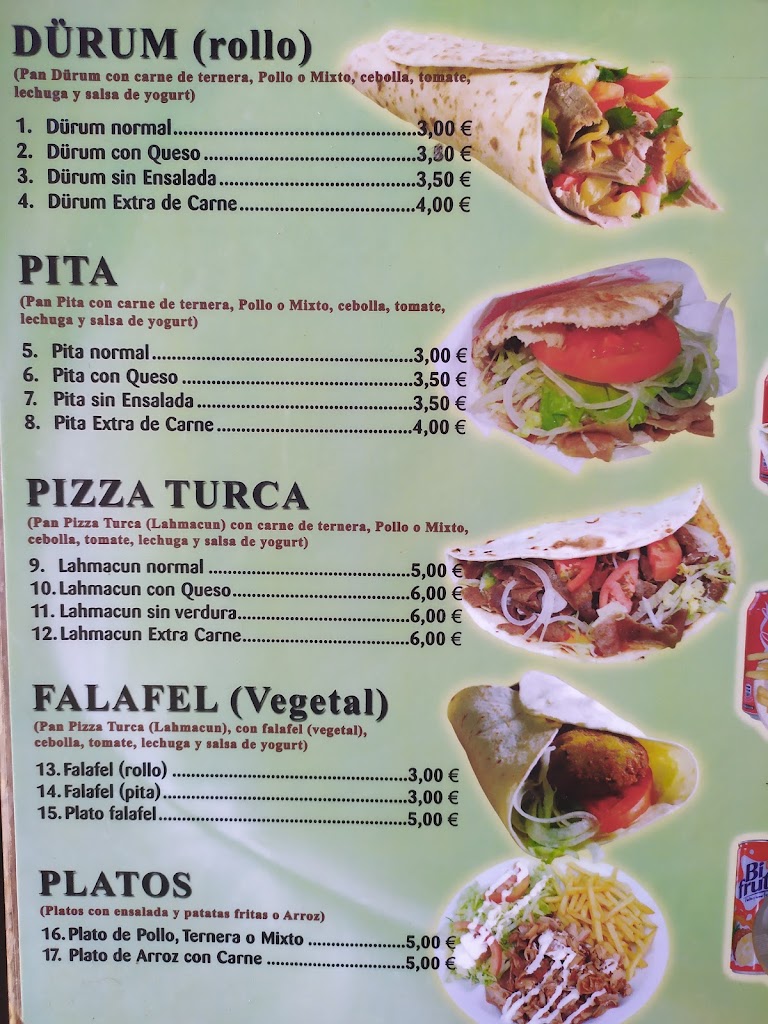 Pepe Kebab — Carta