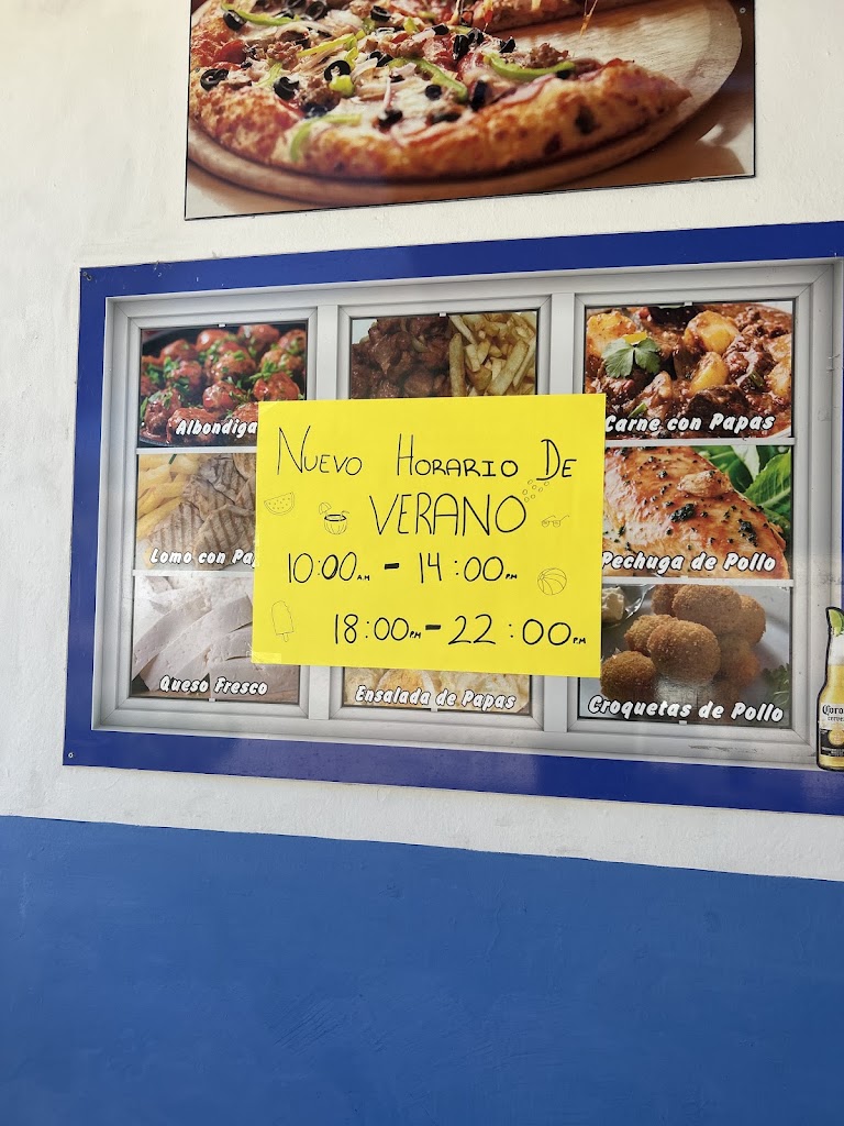 Bar atletico Arona — Carta
