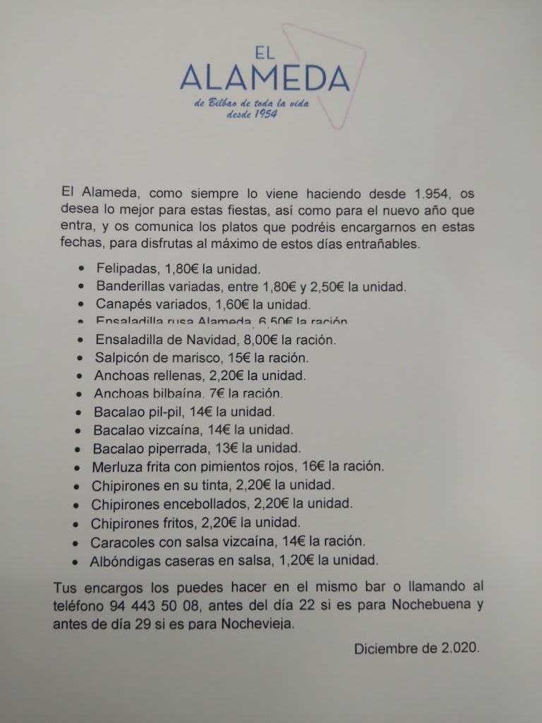 Alameda — Carta