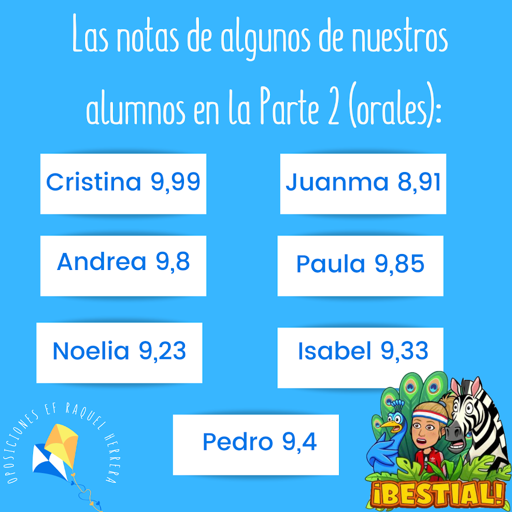 Oposiciones Raquel Herrera