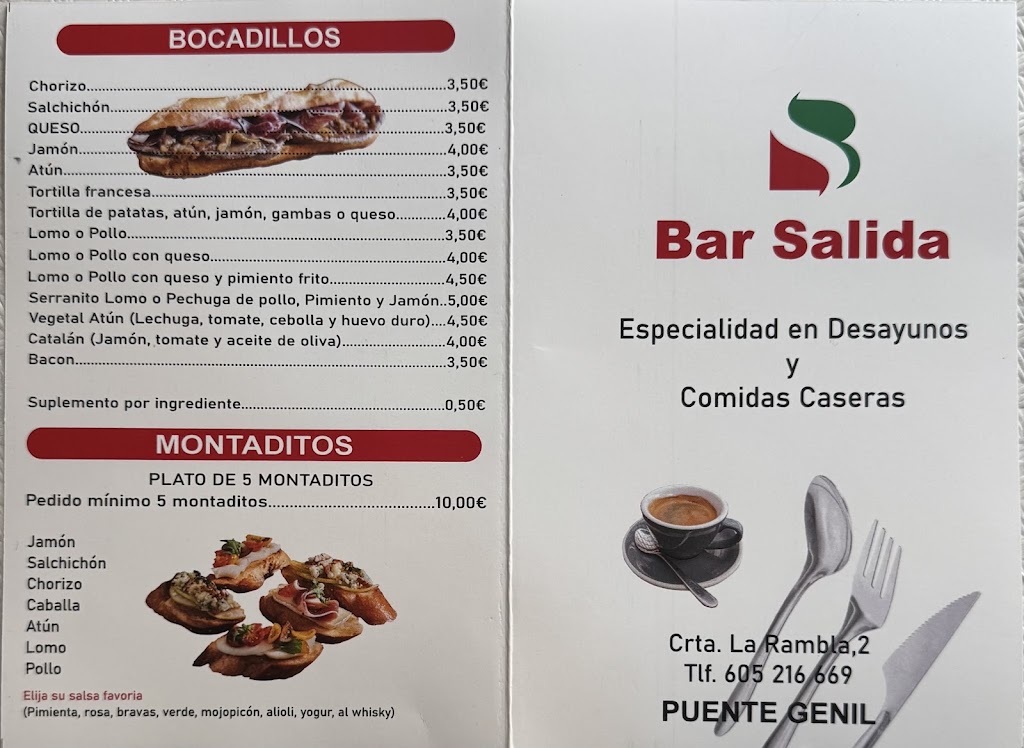 Bar salida — Mas recientes