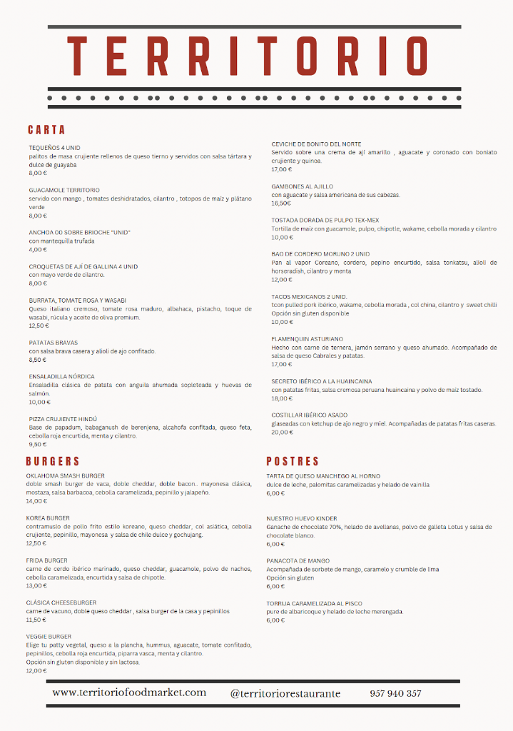 Territorio by Luis Contreras — Carta