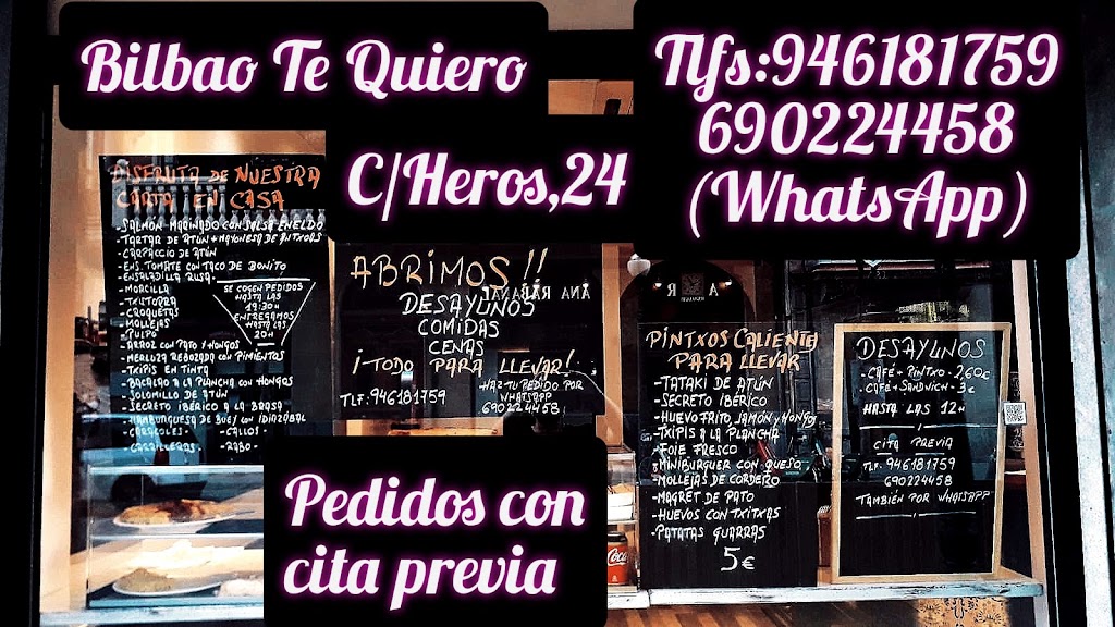 BTQ - Bilbao Te Quiero — Carta