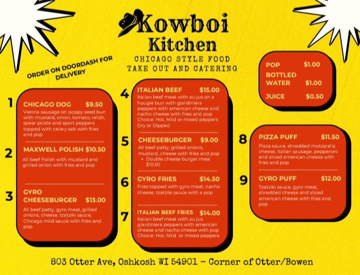  Kowboi Kitchen - Chicago Style food
