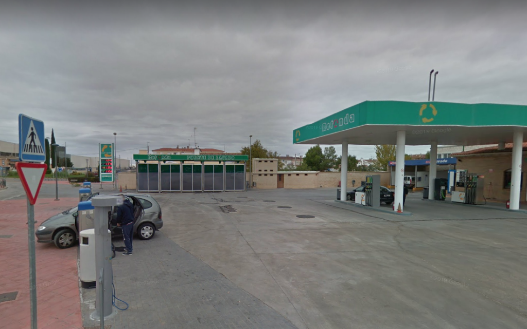 Rotonda Tarancon — Surtidor de combustible