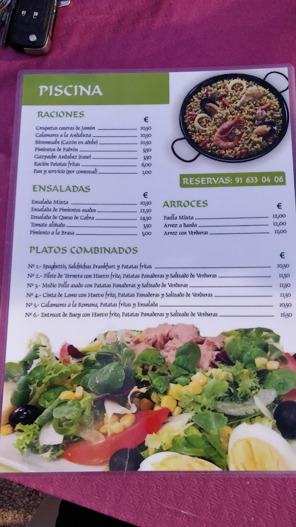 Restaurante Barbacoa Boadilla — Carta