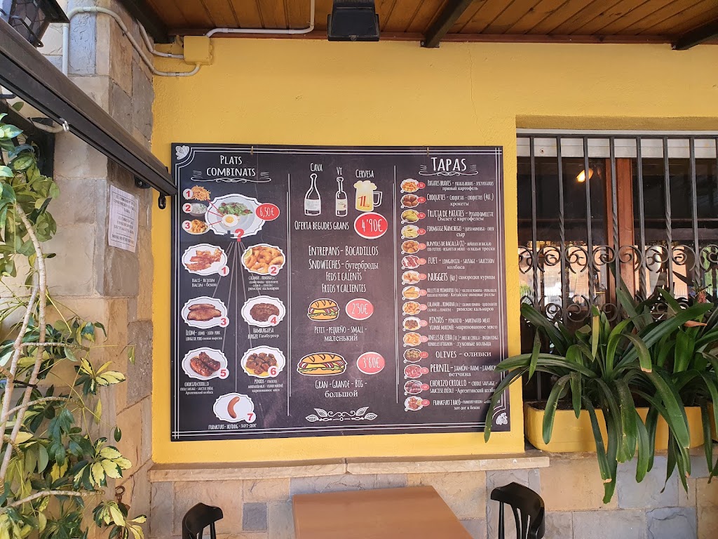El Xalet — Carta