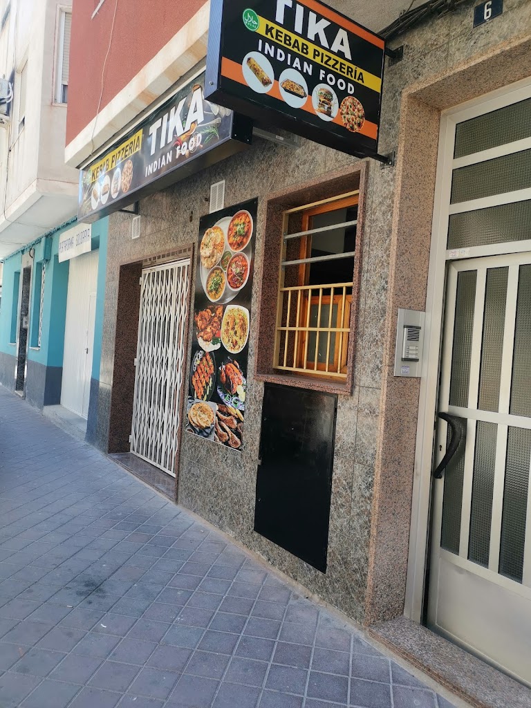 Tika kebab Pizzeria Indian Food Aspe