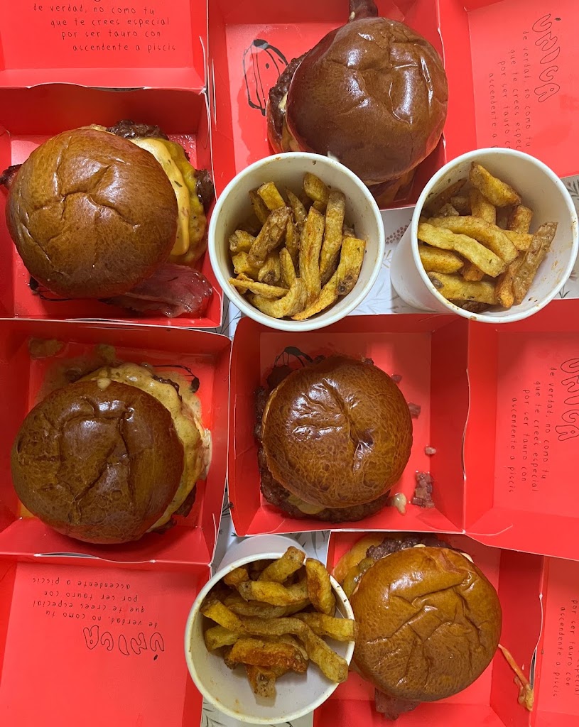 Unica Burger Cartagena — Hamburguesa con queso