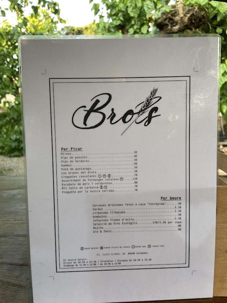 Brots — Carta