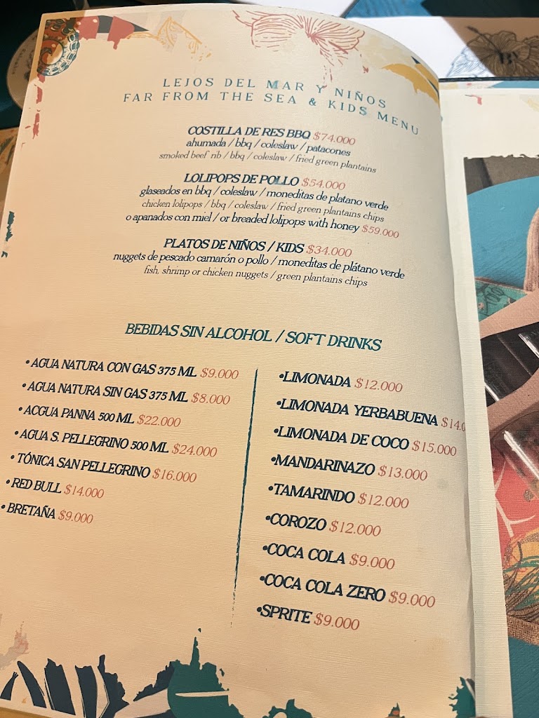 BUENA VIDA Marisqueria Caribena & Rooftop (Cartagena) — Carta