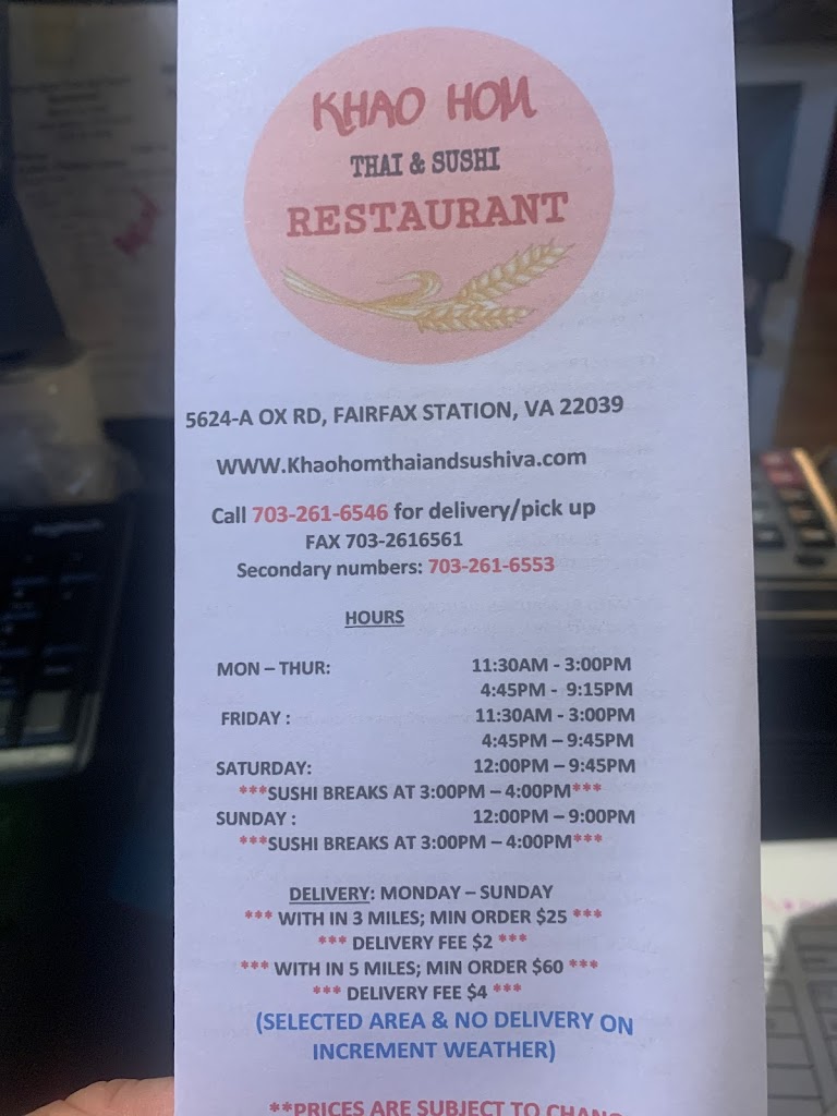 Khao Hom Thai & Sushi