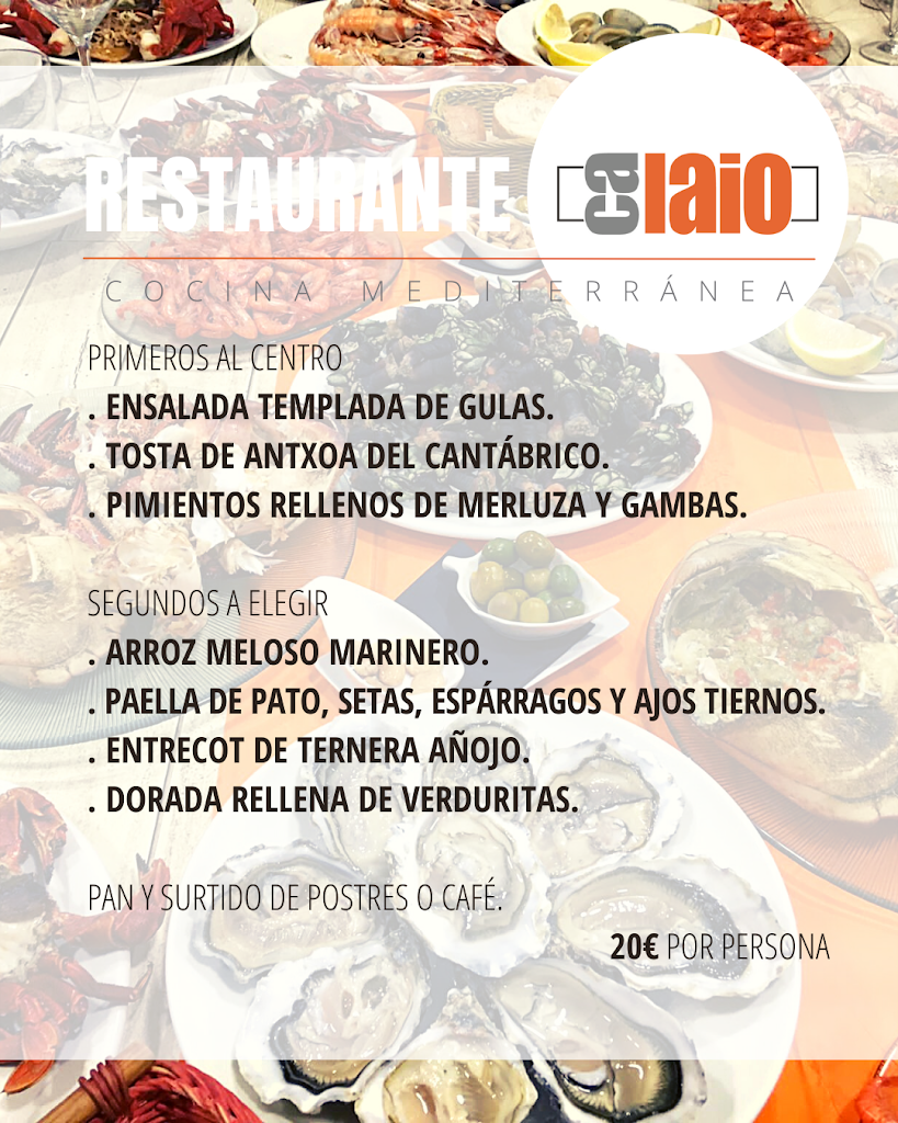 Restaurante Ca Iaio — Carta