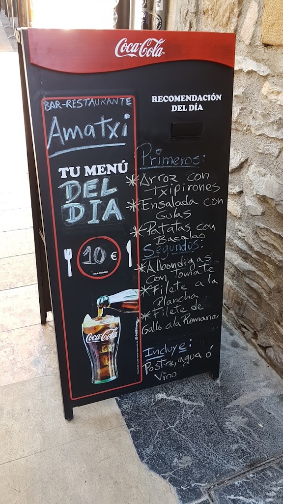 Gastro Bar Amatxi — Carta