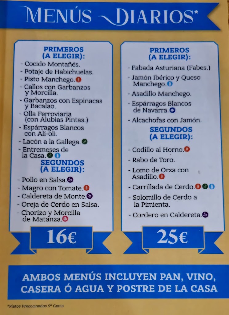 LA CASITA DEL JAMON — Carta