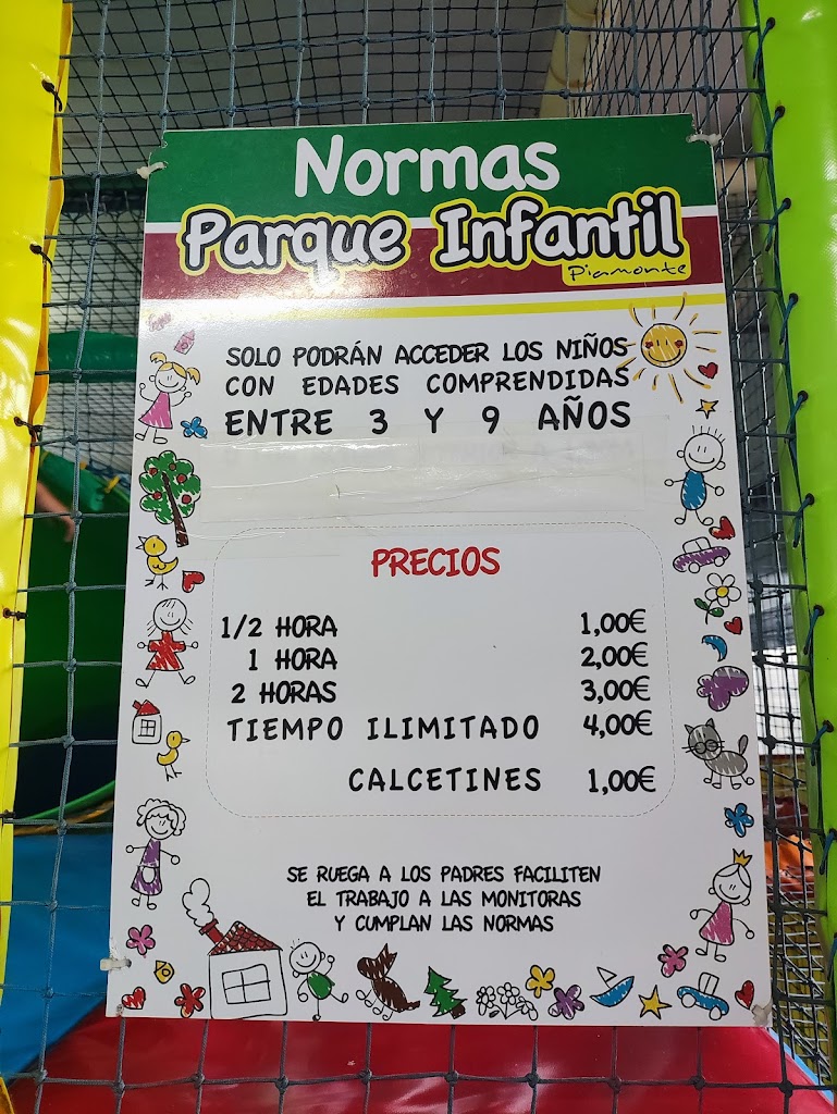 Restaurante Pizzeria Piamonte — Carta