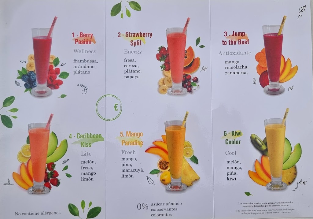 NoSe - Tenerife — Carta