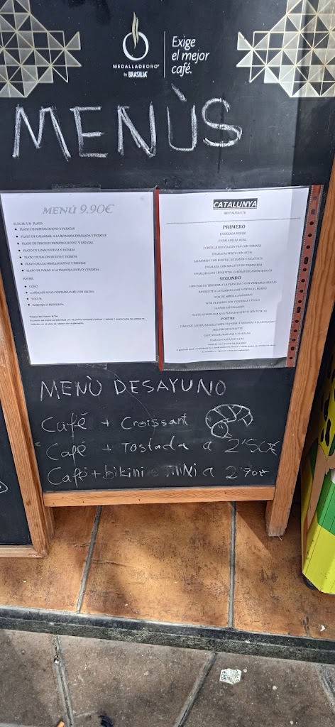 Cerveceria Catalunya — Carta