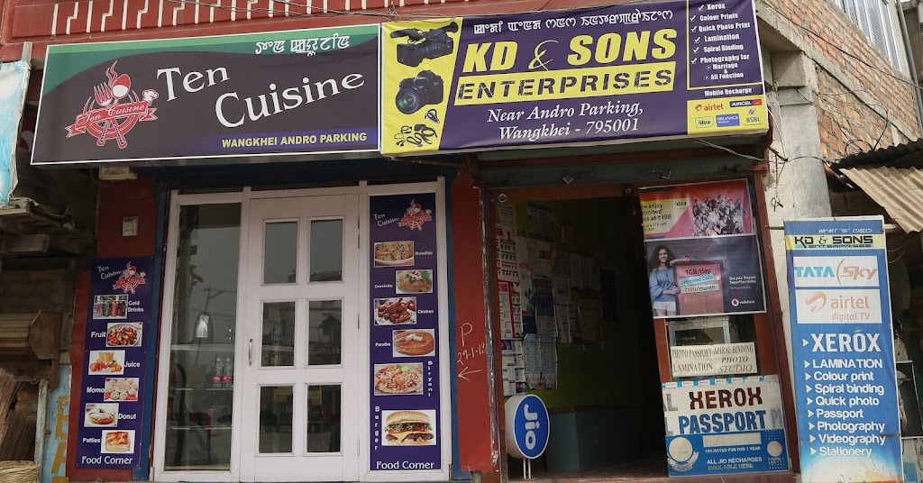 Kd Sons Enterprises Wangkhei Andro Parking Aadhaar Pan Card Correction Centre