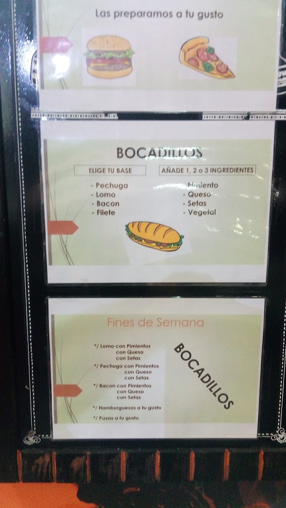 Bar Iparralde — Carta