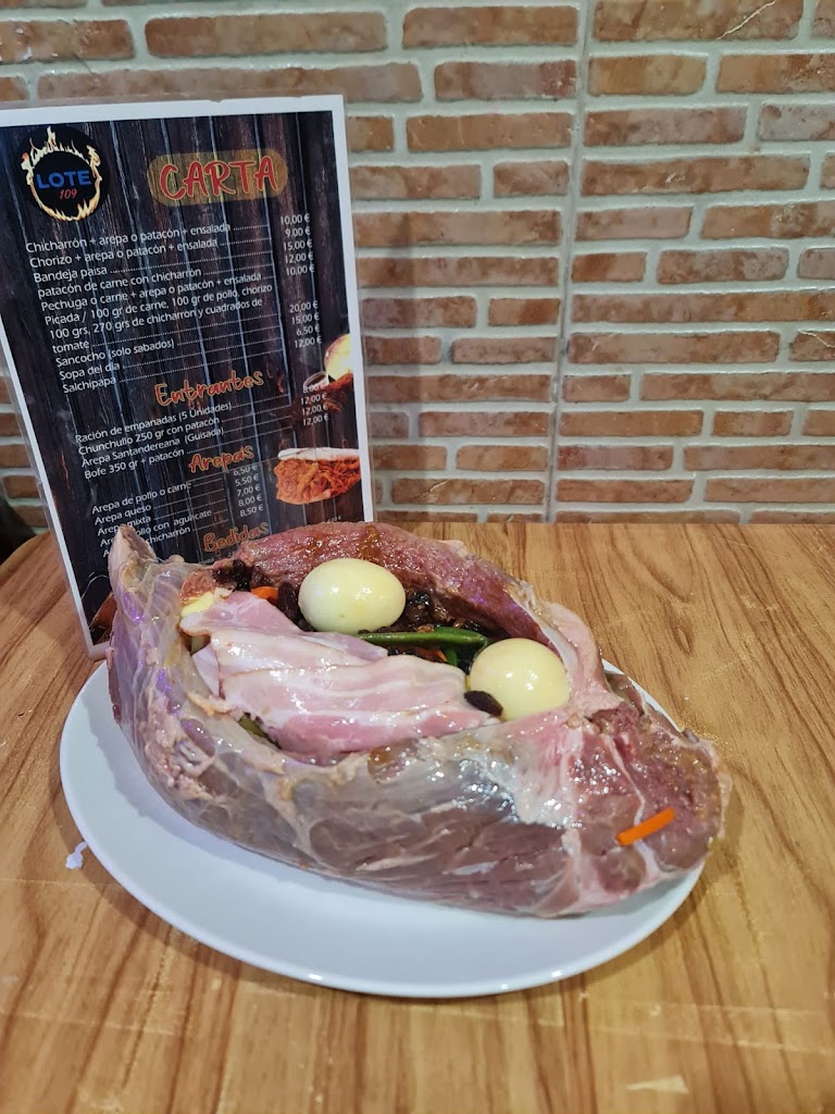 Bar Lote 109 Comida Colombiana — Carta