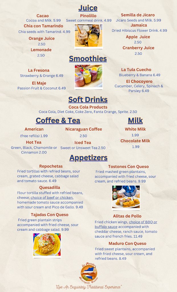  La Marimba Nicaraguan Cuisine