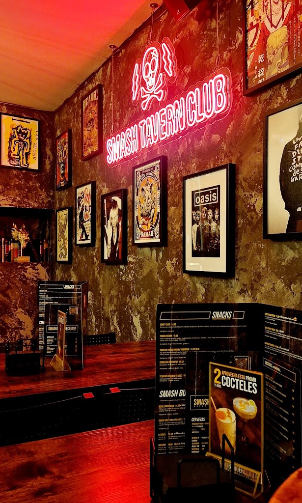 Smash tavern Burger club — Carta