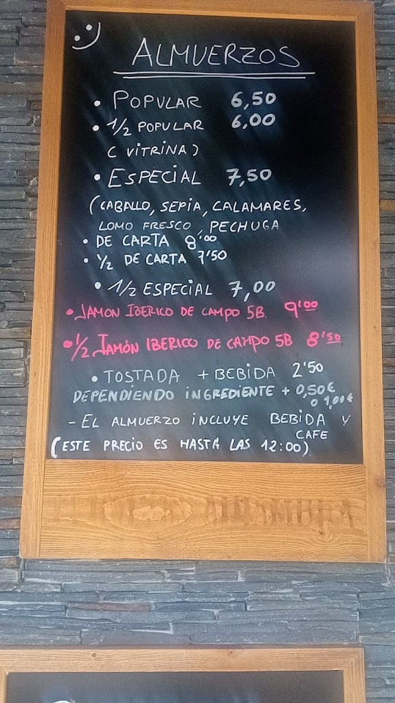 Bar Bremen - Aldaia — Carta