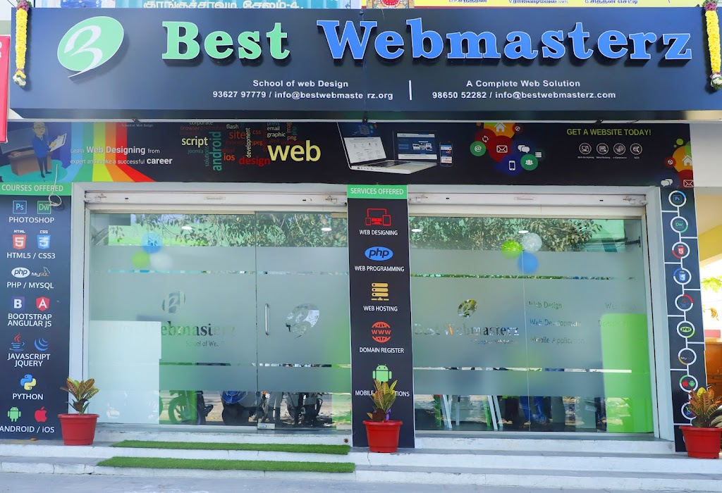 Best Webmasterz Professional Web Designing And Development Company In Salem