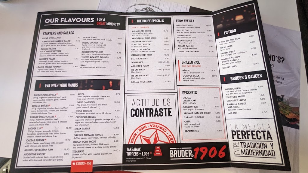 Bruder by 1906 * Street Steak House * — Carta