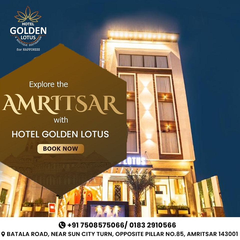 Hotel Golden Lotus Hotel Bar Banquet Swimming Pool In Batala Road Amritsar