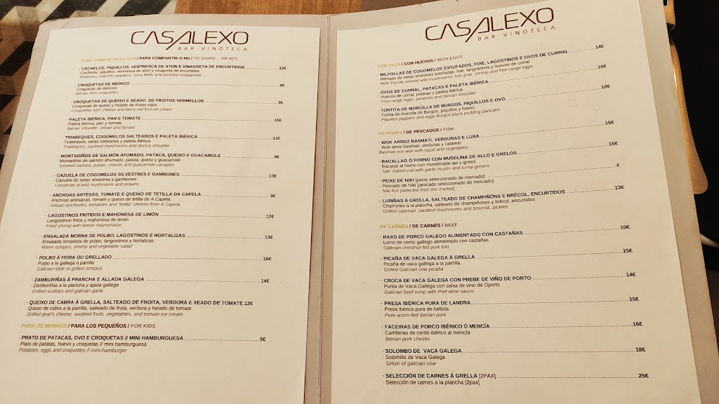 Casalexo — Carta
