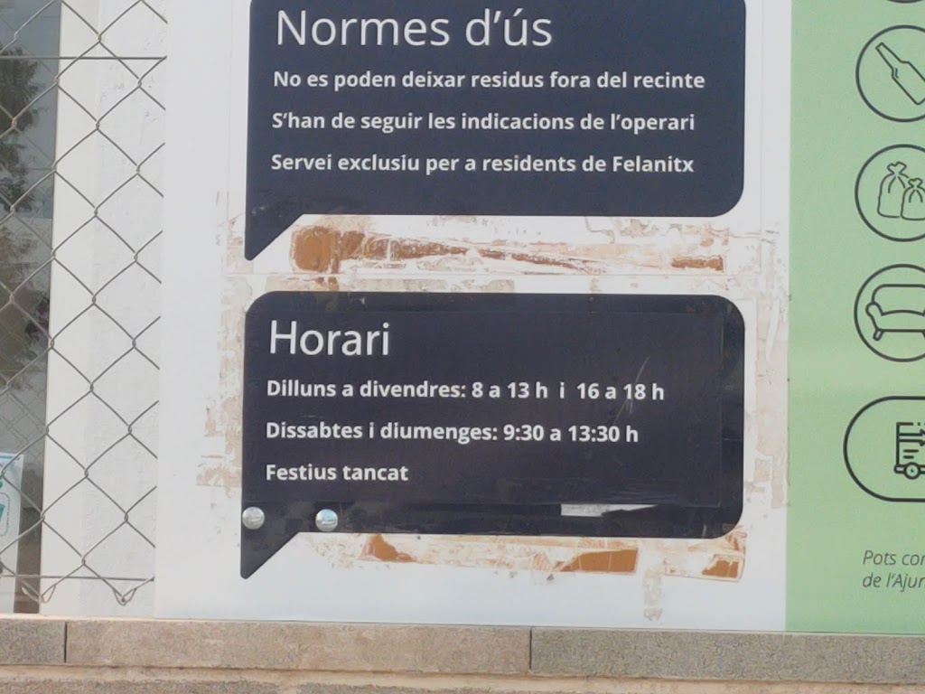 Deixalleria municipal Felanitx