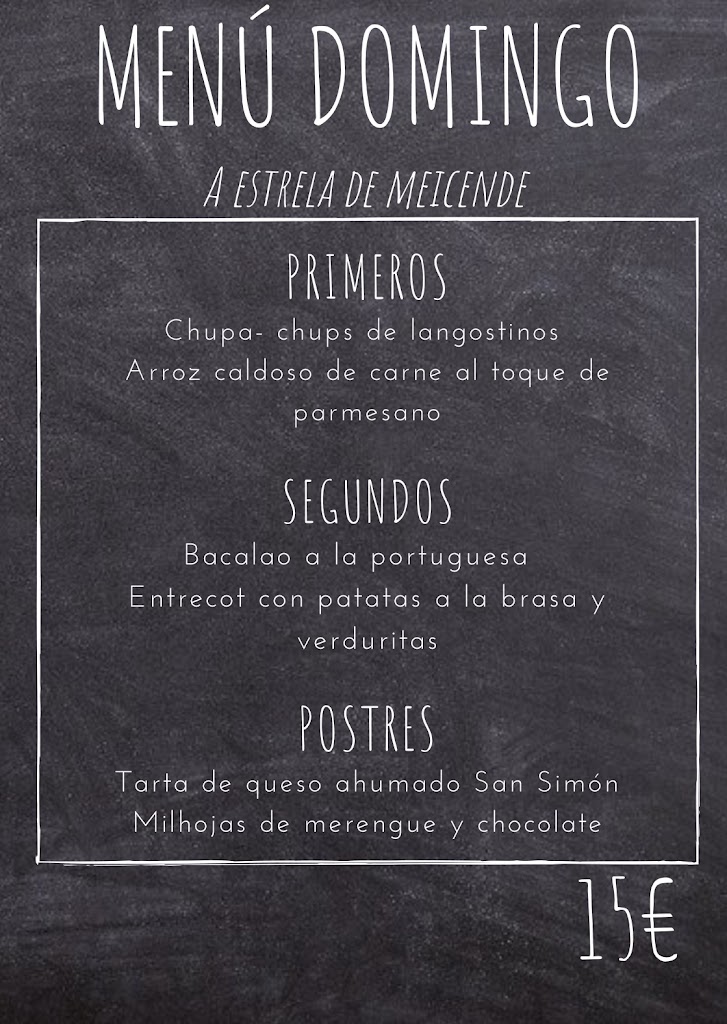 A Estrela de Meicende — Carta