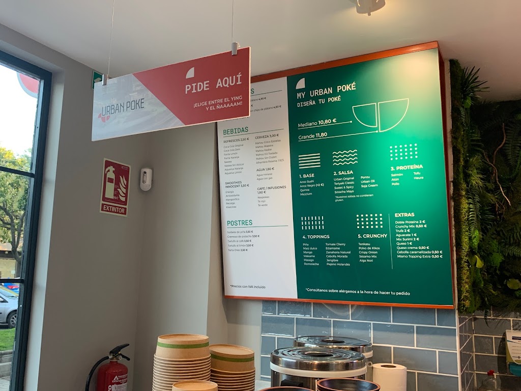 Urban Poke Bar - Cristo - Villanueva — Carta