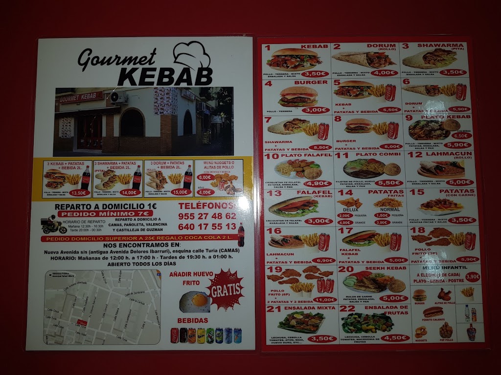Gourmet KEBAB camas — Del propietario