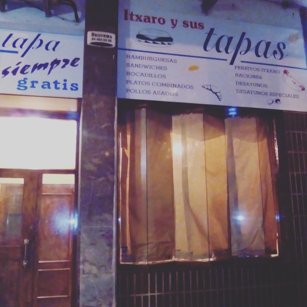 Bar Itxaro — Carta