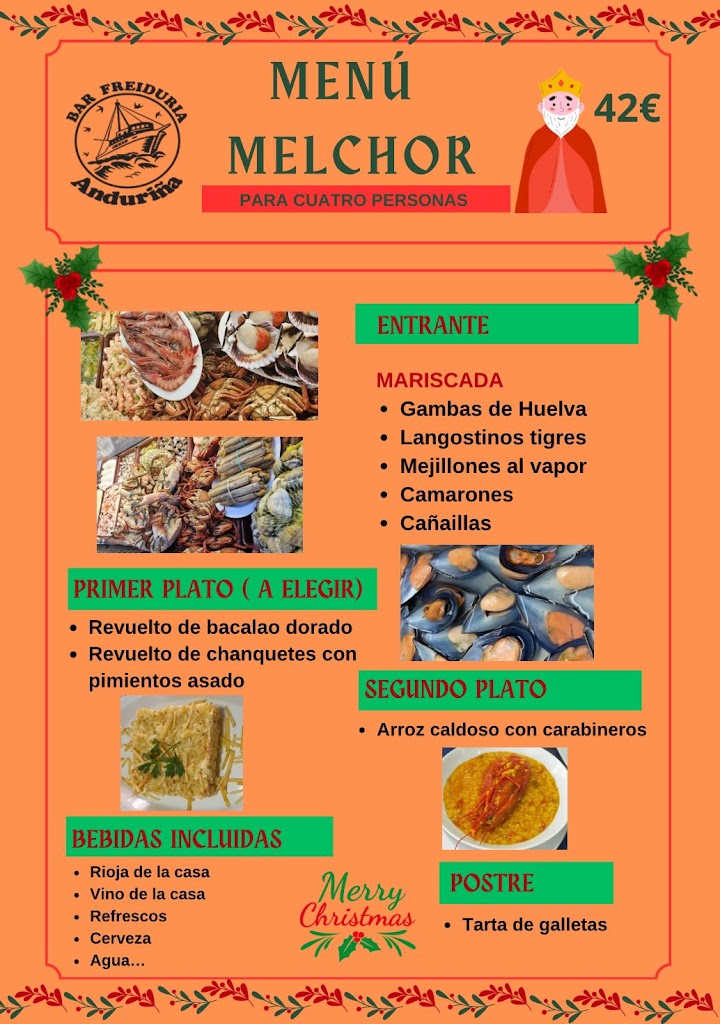 BAR Y FREIDURIA ANDURINA — Carta