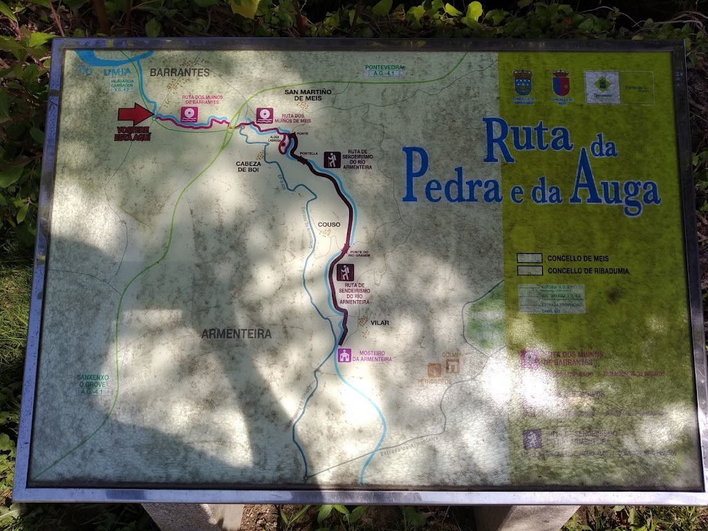 Inicio Ruta Da Pedra e a Auga (Muinos de Barrantes)