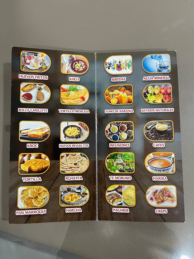 Cafeteria Teteria Siwar — Carta