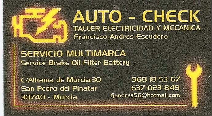 Taller Auto - Check F. Andres Escudero — Del propietario
