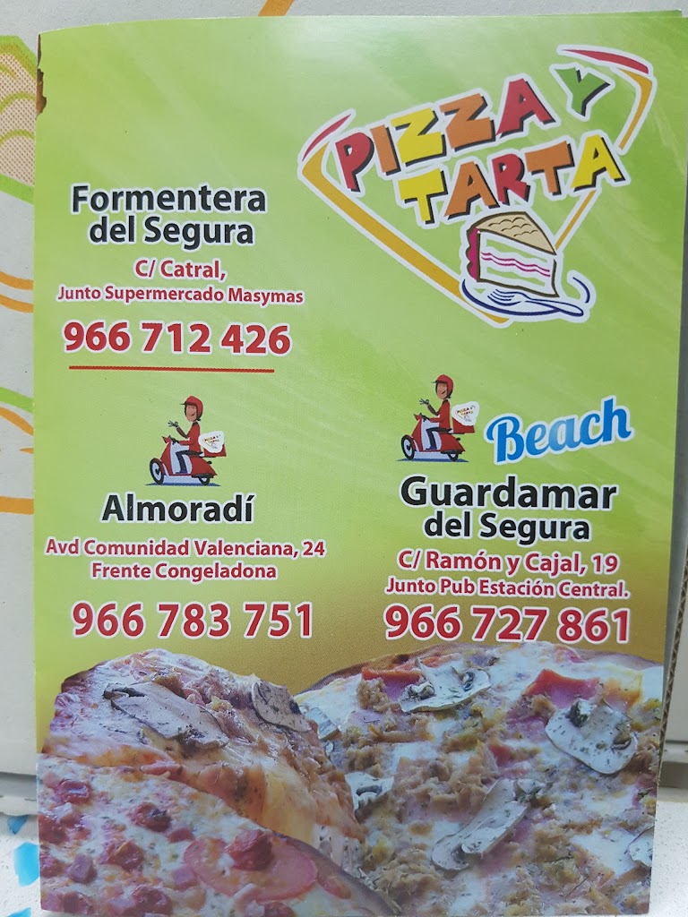 Pizza y Tarta — Carta